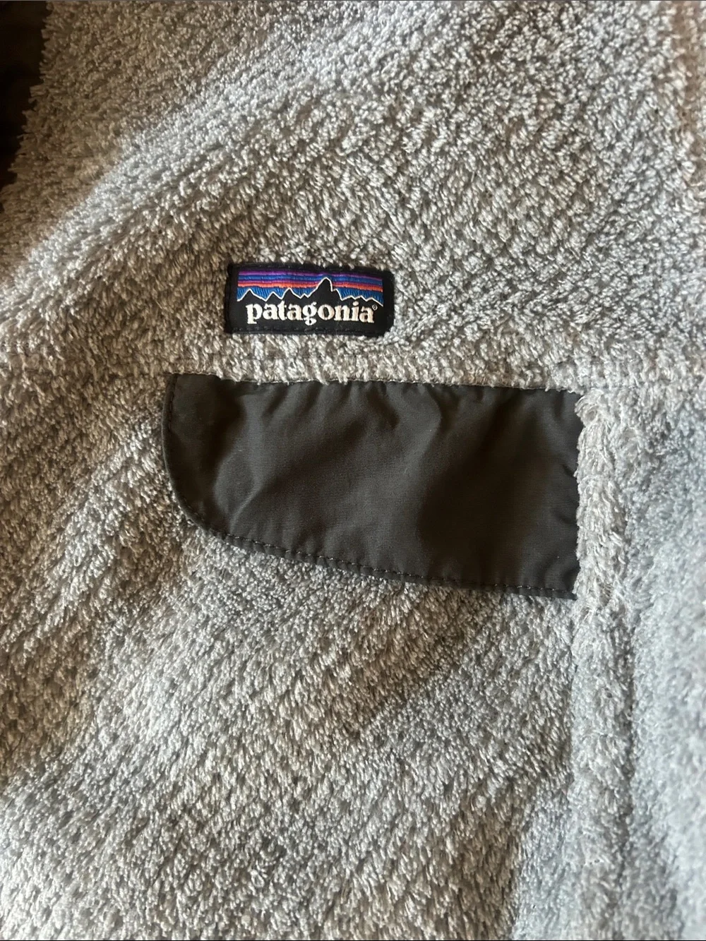 Patagonia Youth Grey Fleece PullOver Size Large 12